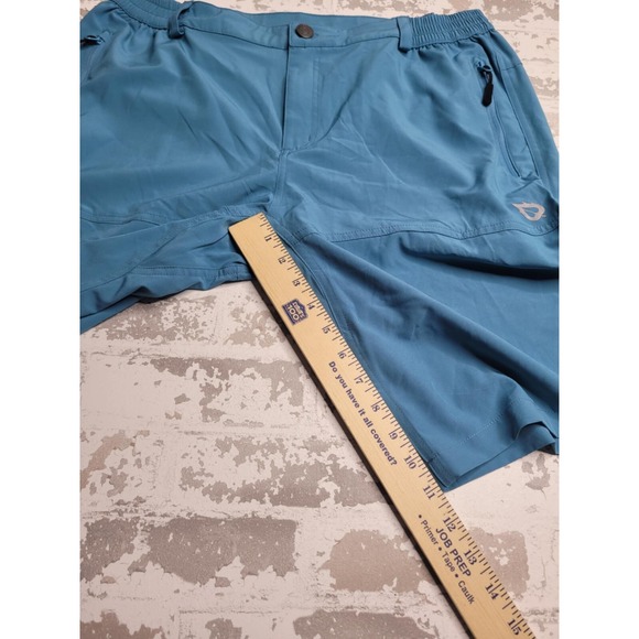 Baleaf Men's Shorts Large Teal Blue‎ Athletic Multi Pocket - Picture 4 of 6